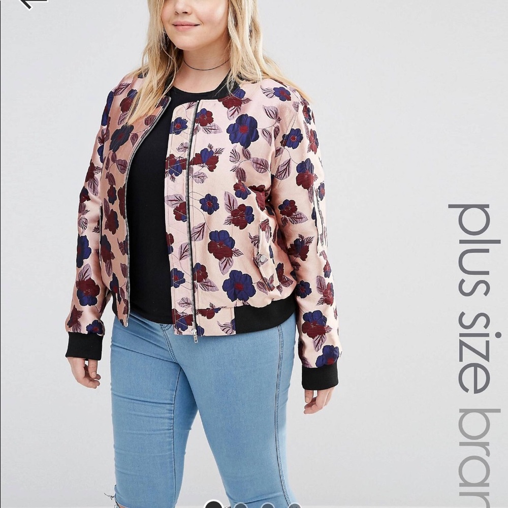 Alice&You Floral Bomber Jacket